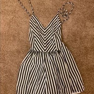 Black & white romper size small